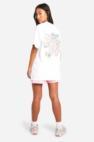 T-shirt oversize - Blanc