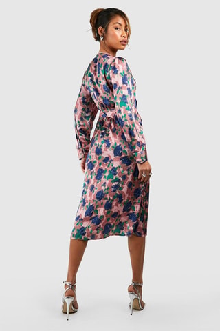 Robe portefeuille - Rose
