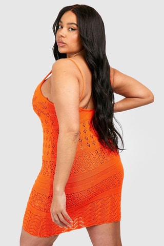 Robe fourreau - Orange