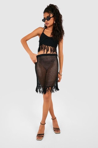 Jupe et bralette - Noir