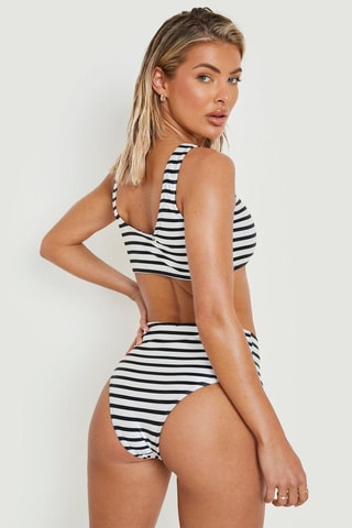 Haut de maillot - Blanc et noir