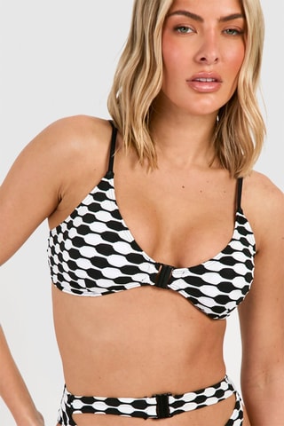 Haut de maillot - Blanc et noir