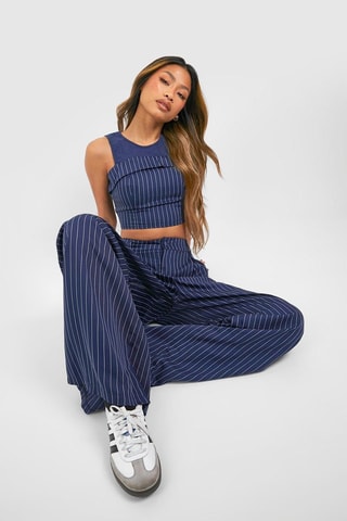 Crop top - Bleu marine