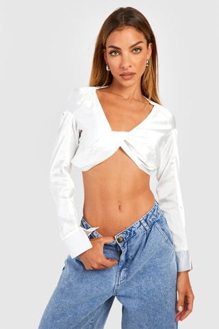 Crop top - Blanc