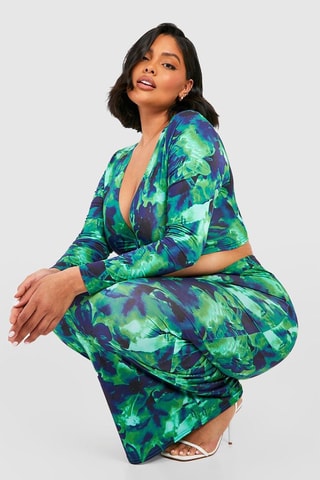 Crop top - Vert et turquoise