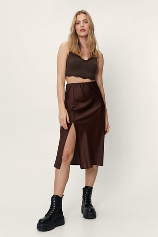 Crop top - Marron