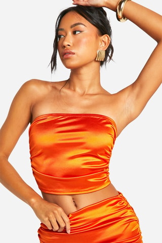 Top bustier - Orange