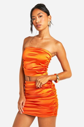 Top bustier - Orange