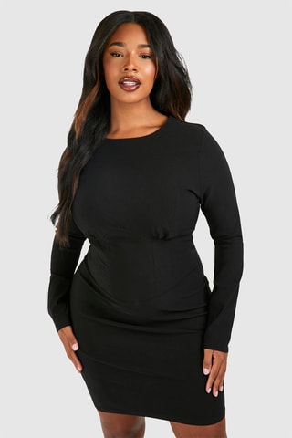 Robe fourreau - Noir