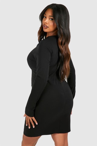 Robe fourreau - Noir