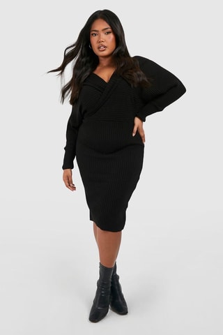 Robe midi - Noir