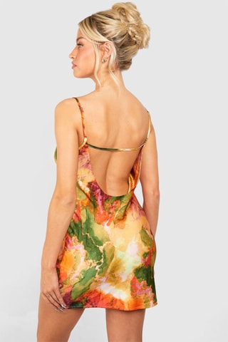 Robe droite - Orange