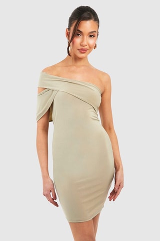 Robe fourreau - Beige