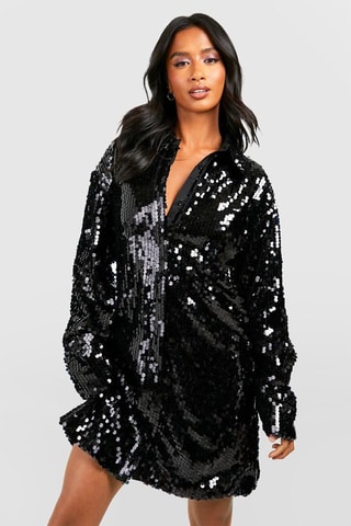 Robe chemise - Noir