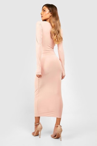 Robe midi - Rose