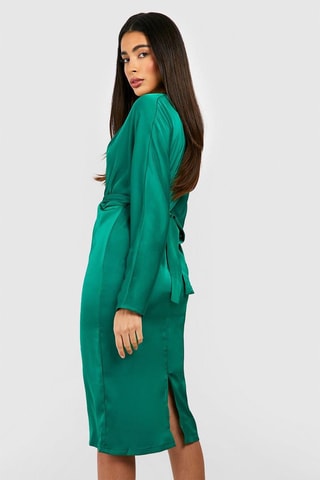 Robe midi - Vert