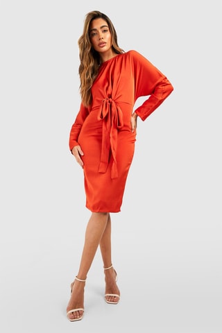 Robe midi - Orange
