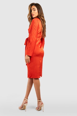 Robe midi - Orange