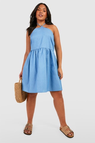 Robe patineuse - Bleu