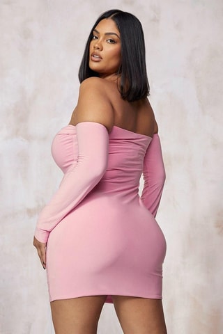 Robe fourreau - Rose