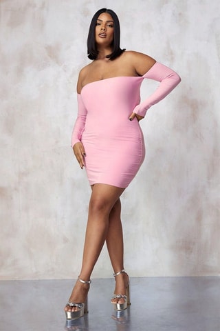 Robe fourreau - Rose
