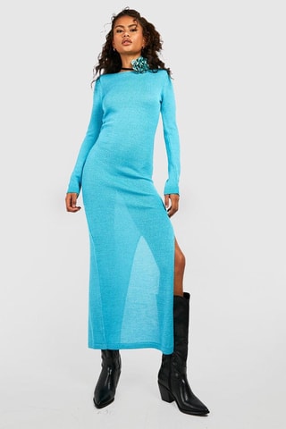 Robe longue - Turquoise