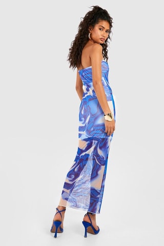 Robe bustier - Bleu