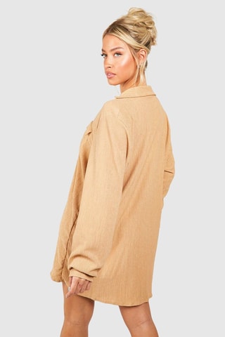 Robe chemise - Beige