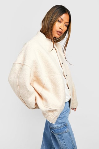Blouson oversize - Beige