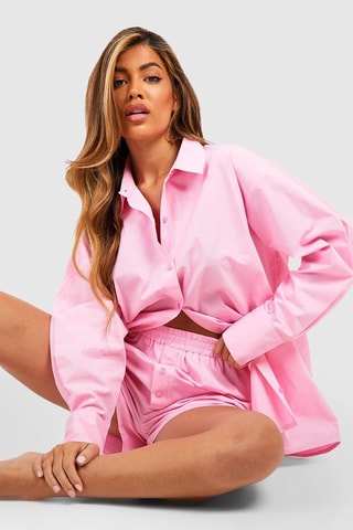 Chemise oversize - Rose
