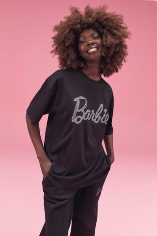 T-shirt Barbie - Noir