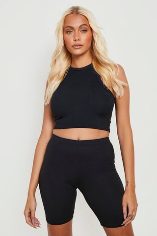 Cycliste taille haute - Noir