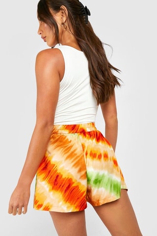 Short taille haute - Orange