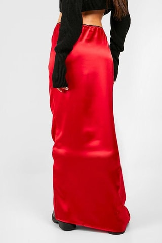 Jupe longue - Rouge