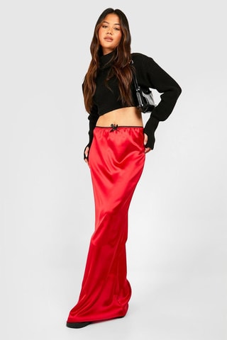 Jupe longue - Rouge