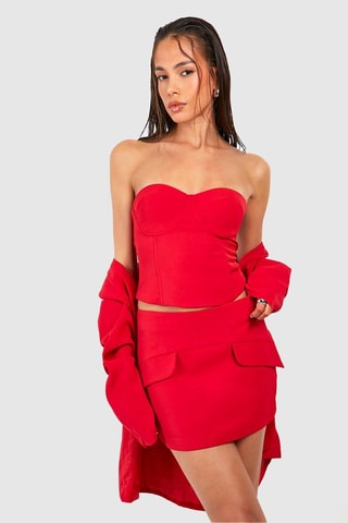 Minijupe - Rouge