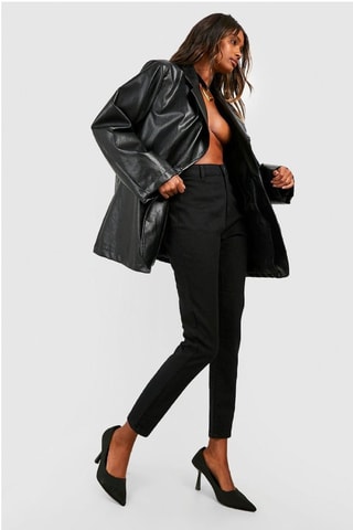 Jean skinny taille haute - Noir