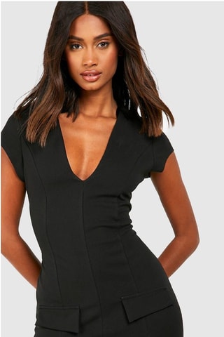 Vestido de tubo - Negro