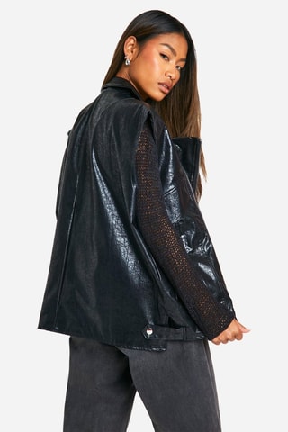 Gilet oversize - Noir