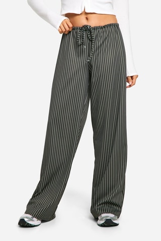 Pantalon wide legs - Kaki
