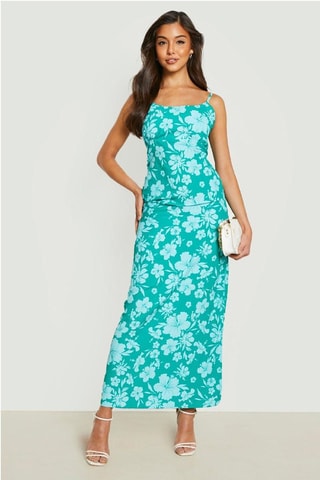 Robe longue - Vert