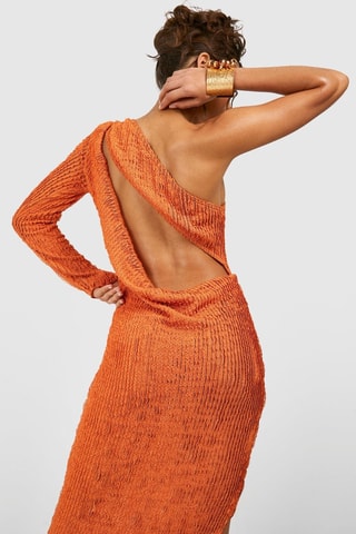 Robe asymétrique - Orange