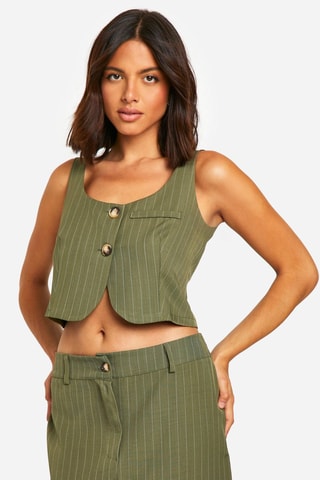 Gilet de costume - Kaki