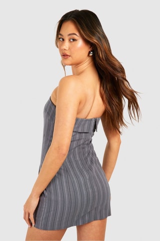 Robe bustier - Gris