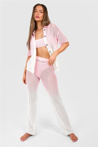 Chemisier et pantalon - Rose