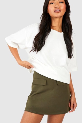 Jupe-short - Kaki