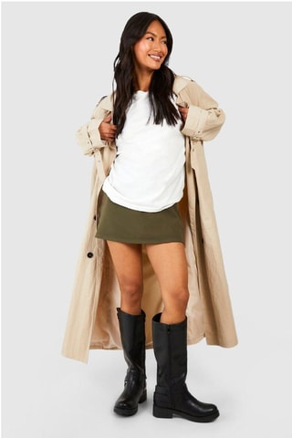 Jupe-short - Kaki