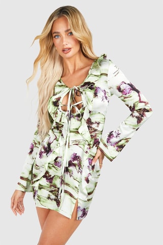 Robe fourreau - Vert clair
