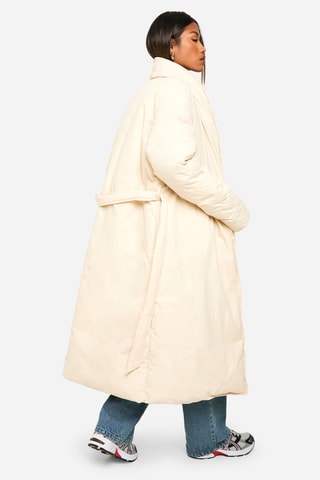 Doudoune longue - Beige