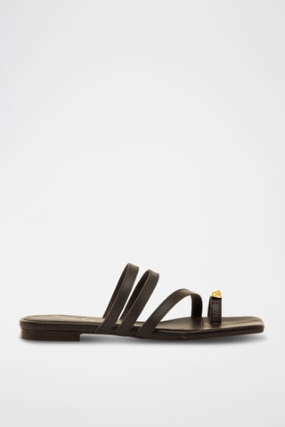 Sandales en cuir Necane - Marron